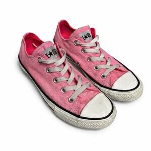 Converse Chuck Taylor All Star Low Top Pink Canvas Sneakers Women’s 6